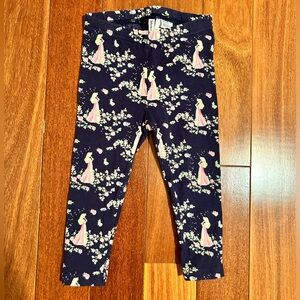 Janie and Jack Disney Princess Aurora Floral Legging